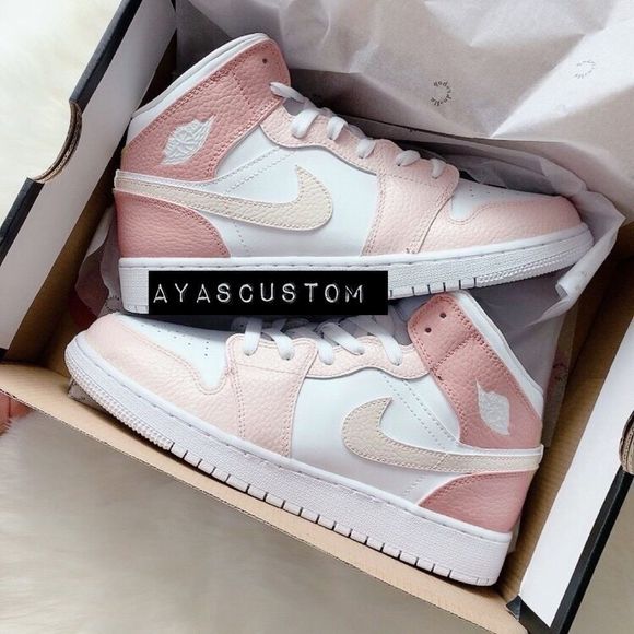 Jordan Shoes Custompainted Airjordan Mid Poshmark